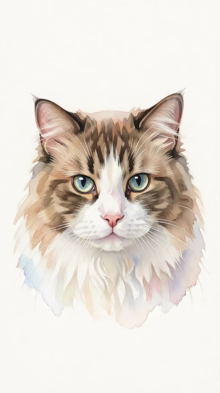 水彩猫